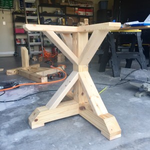 Farmhouse Table Build - Frills and Drills