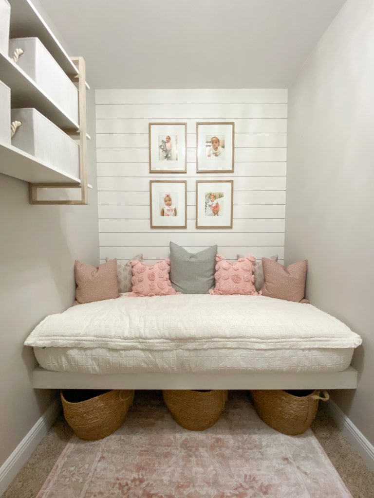 Playroom with DIY Floating Bed