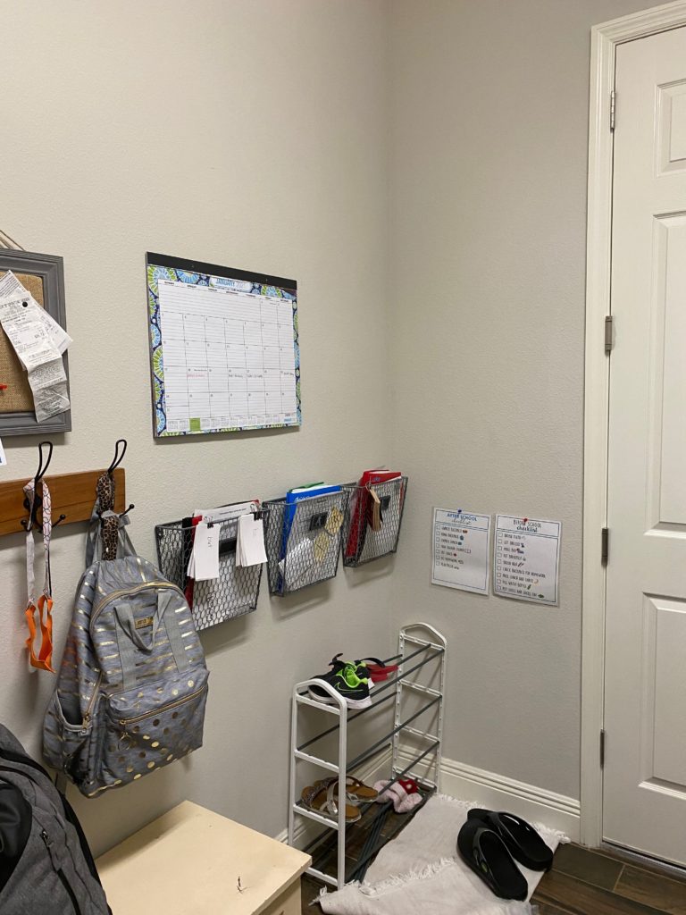 DIY Built In Mudroom